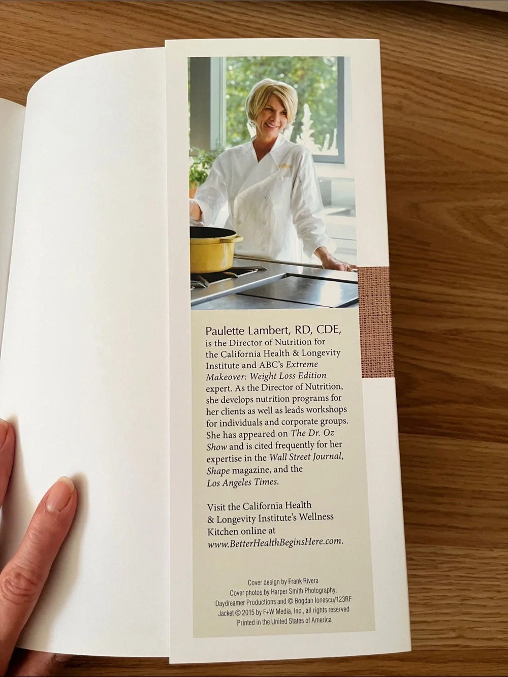 The Wellness Kitchen Cookbook by Paulette Lambert - White Cover